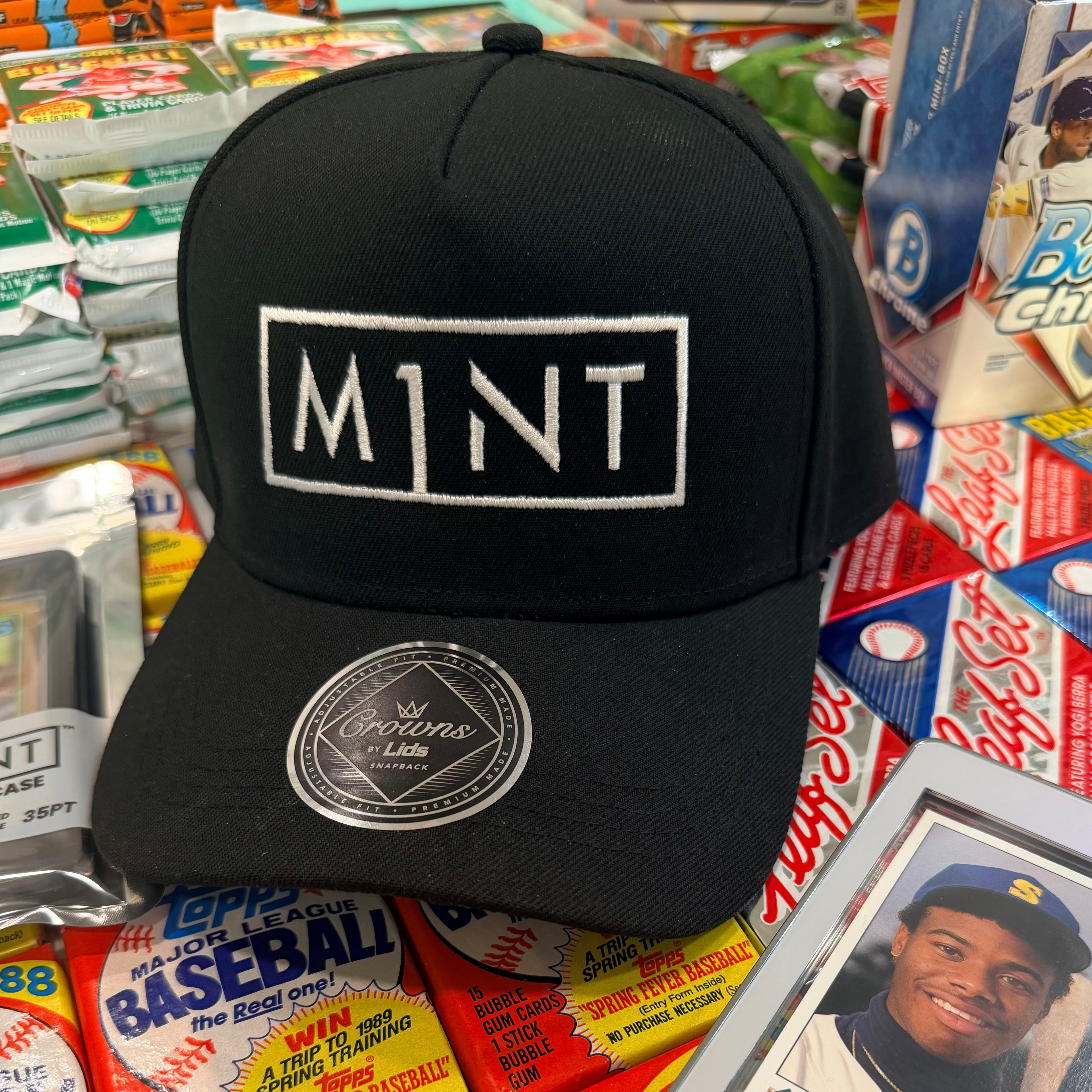 M1NT "Signature Series Snapback" Hat - Black x White