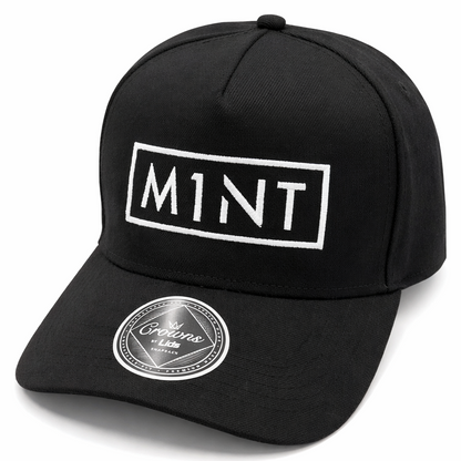 M1NT "Signature Series Snapback" Hat - Black x White