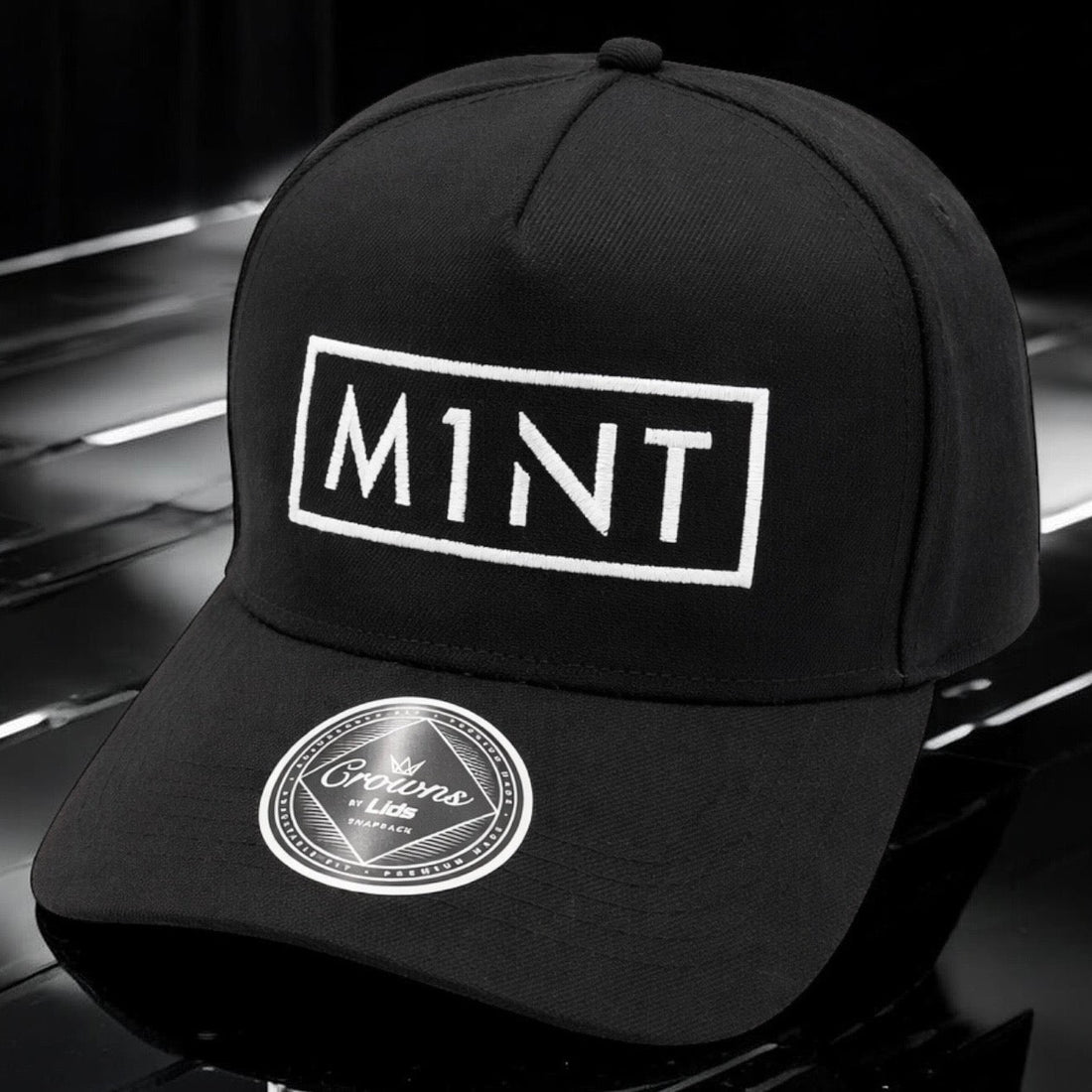 M1NT "Signature Series Snapback" Hat - Black x White