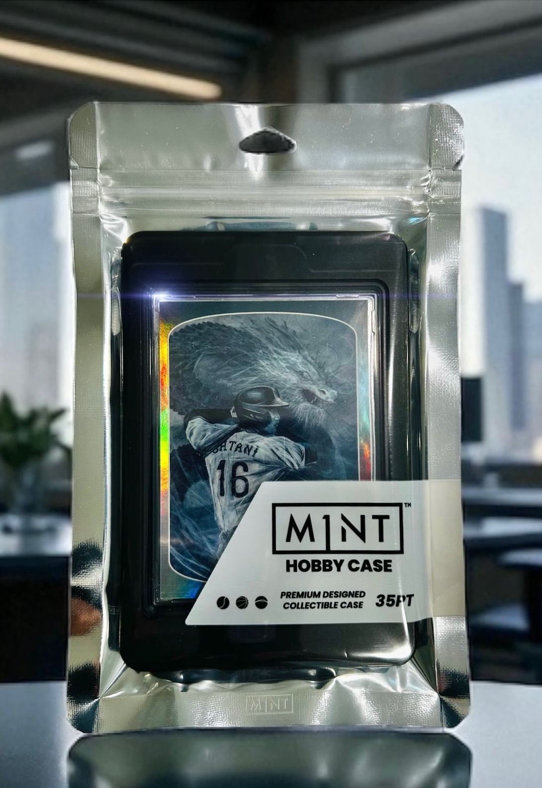 M1NT Signature Hobby Case ft. Shohei Ohtani Custom Art Card by Johnny Haiki (35pt)